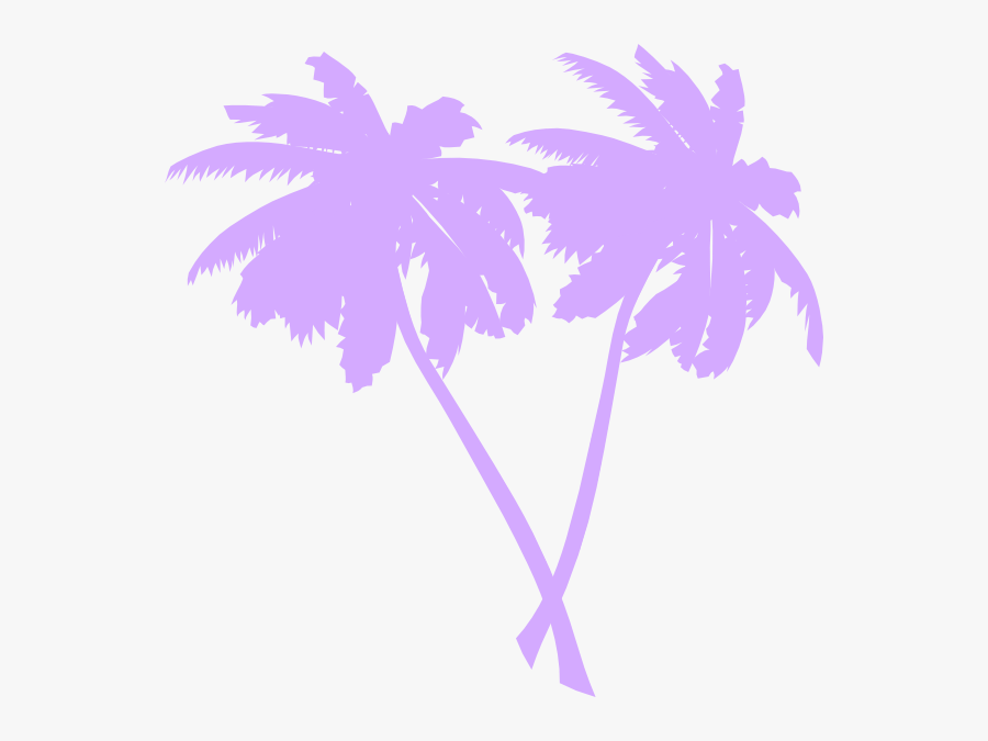 Pink Palm Tree Png, Transparent Clipart