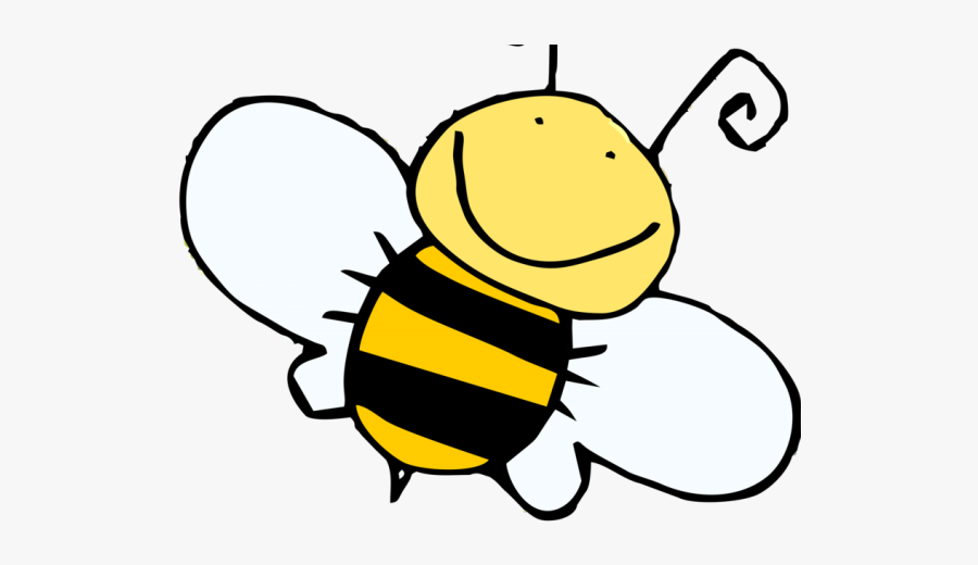 Honey Bee Clipart - Cartoon Honey Bee Drawing, Transparent Clipart