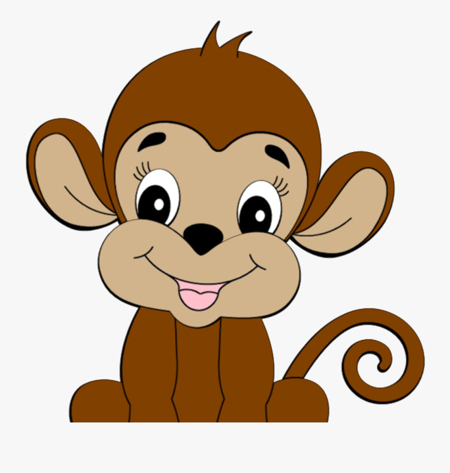 Cute Monkey Clipart Is Credited To Colorful Cliparts - Cute Monkey Clipart Png, Transparent Clipart