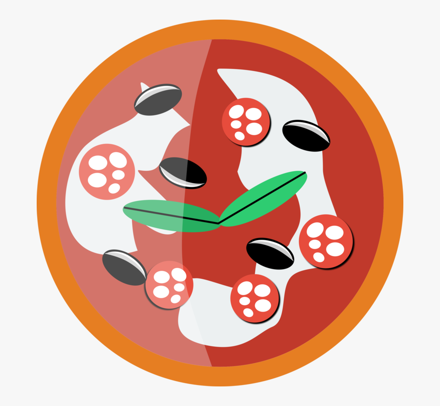 Pizza Drum Circle Pepperoni, Transparent Clipart