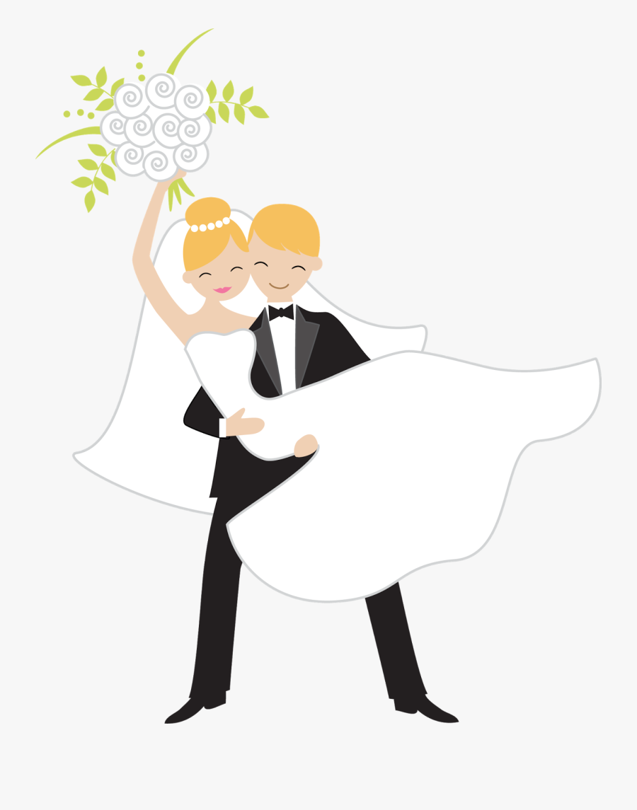 Wedding Clipart, Throwing The Bouquet Clipart Fiesta - Burgundy Gifts For Wedding Guests, Transparent Clipart