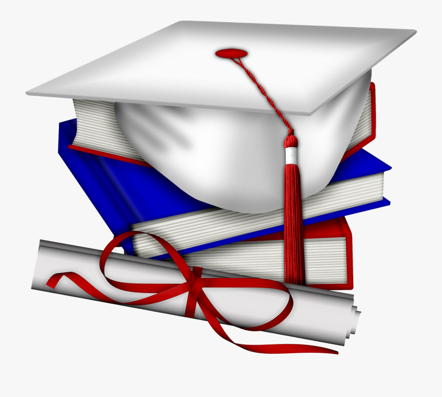 Graduation Hat Clipart Graduation Cap Clipart - Red And Blue Graduation Cap, Transparent Clipart
