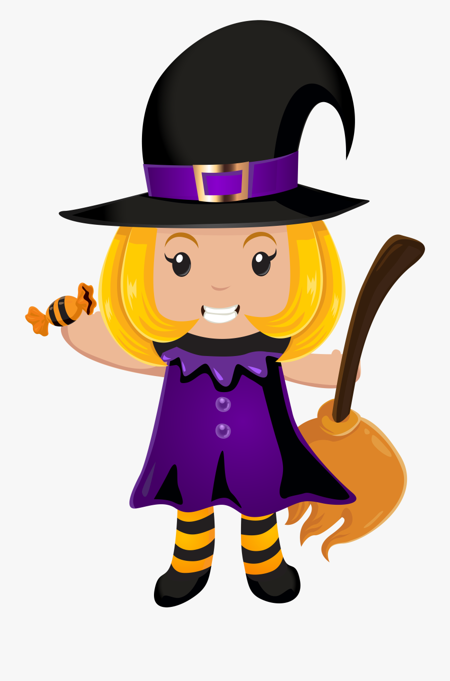 Clip Art Costumes Png Free Techflourish - Little Witch Clip Art, Transparent Clipart