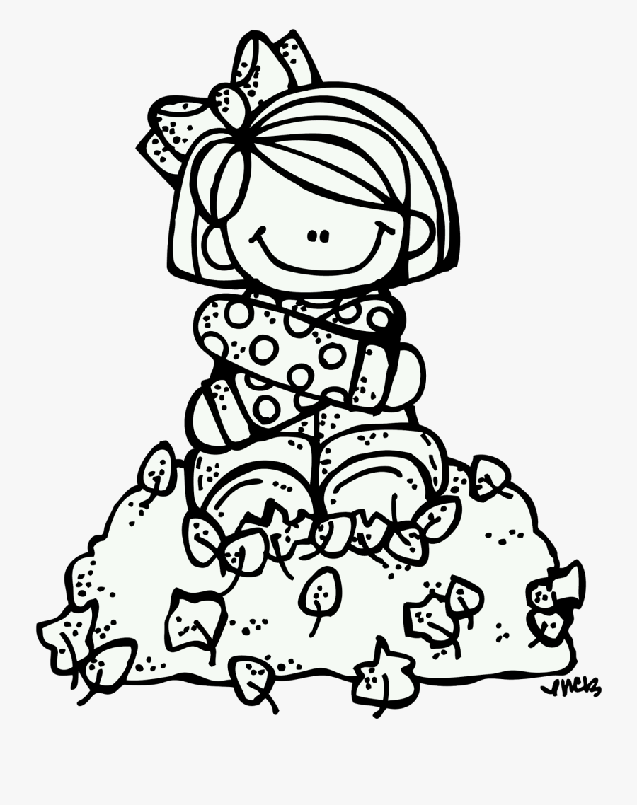 Fall Clipart Coloring Pages - Cute Fall Clipart Black And White, Transparent Clipart
