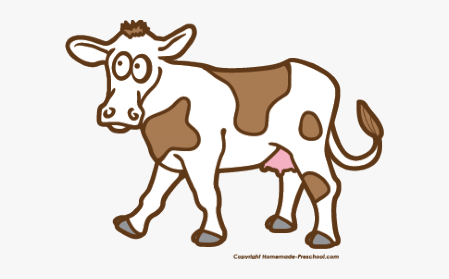 Cow Clipart Black And White, Transparent Clipart