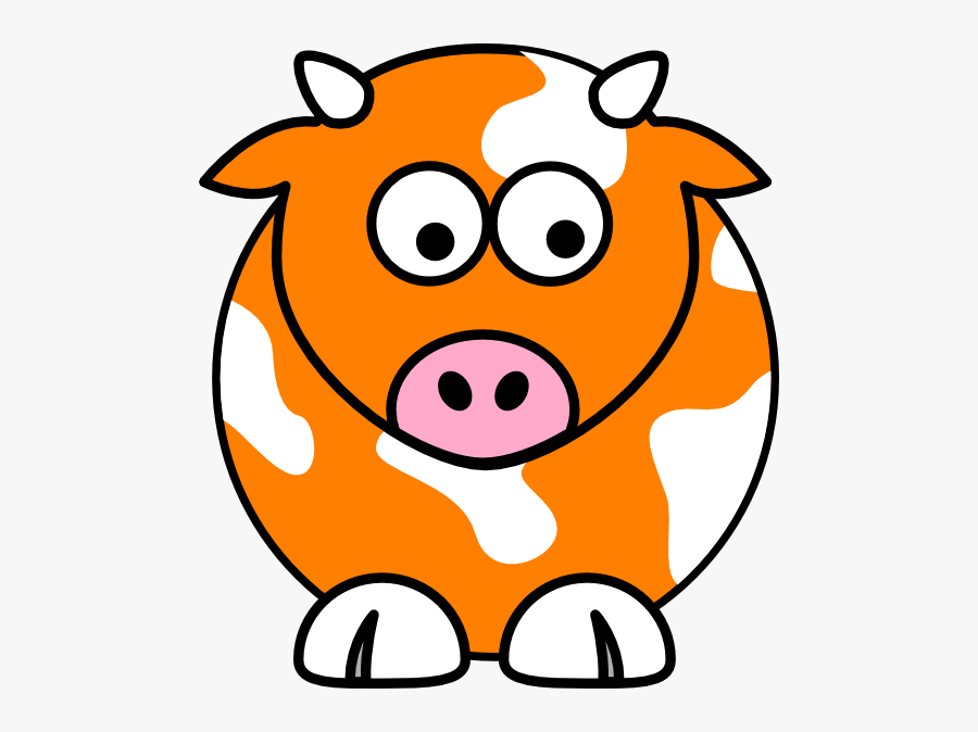 Cow Clipart Clker - Giraffe Cartoon Black And White, Transparent Clipart