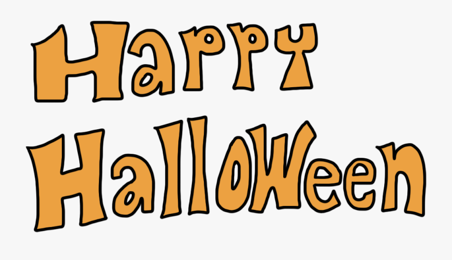 Happy Halloween Clipart - Spooky Happy Halloween Clipart, Transparent Clipart