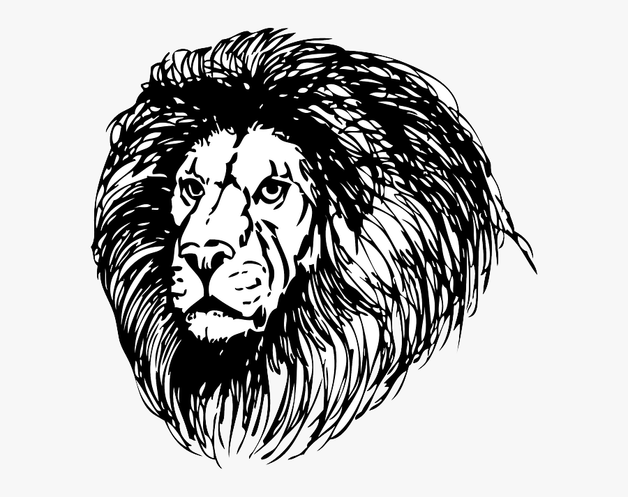 Black Lion Clipart With Crown - Mane Clip Art, Transparent Clipart