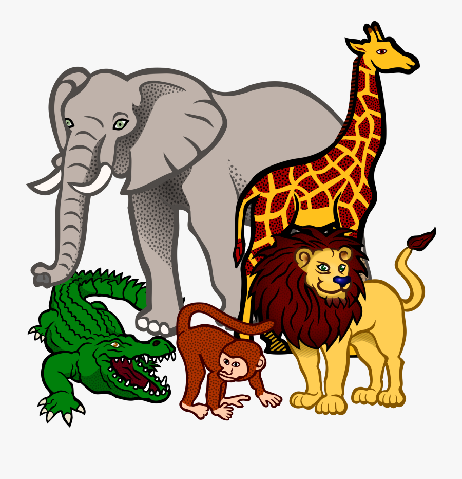 Africa Clipart Animal Science - African Animals Clip Art, Transparent Clipart