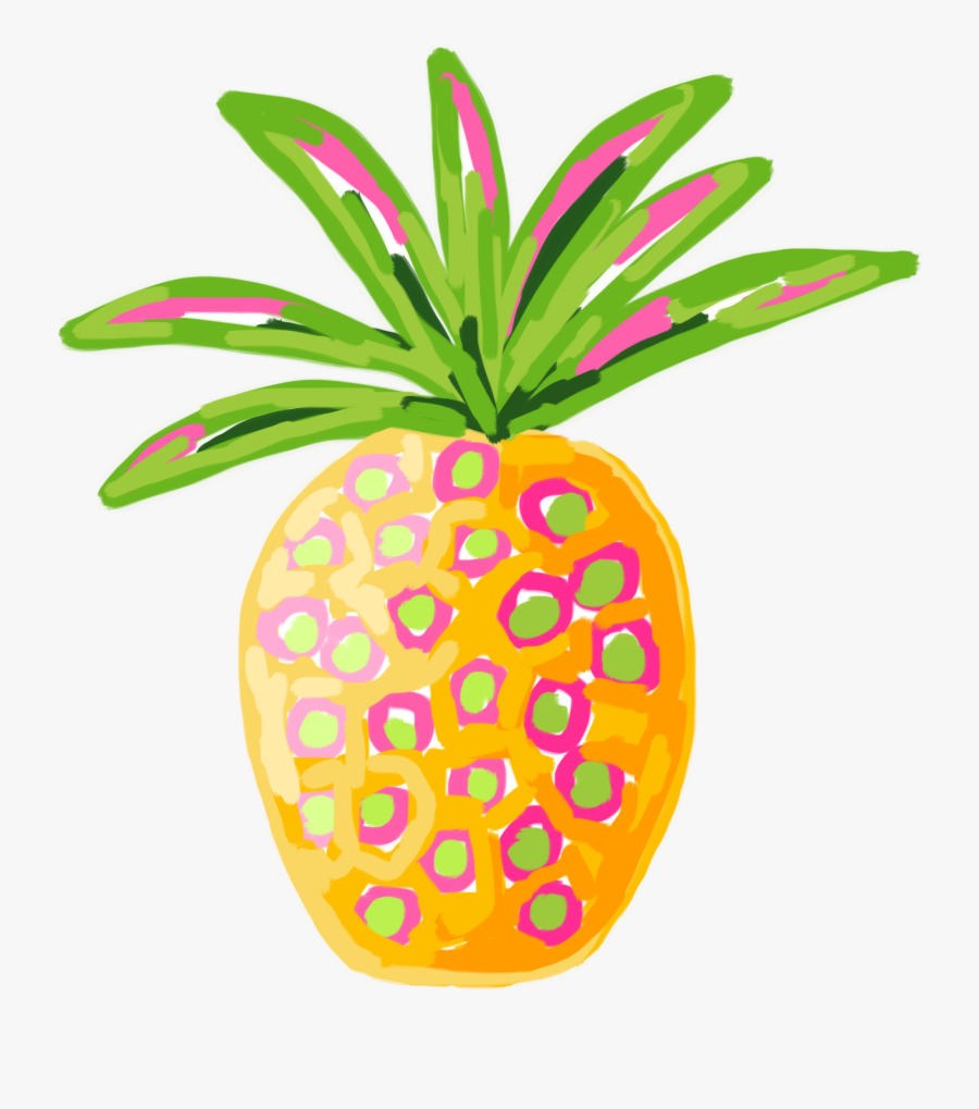 Pineapple Clipart Crown - Pineapple And Flamingo Clipart, Transparent Clipart