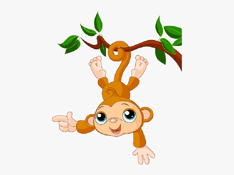 Monkey Images - Monkey On Tree Clipart Png, Transparent Clipart