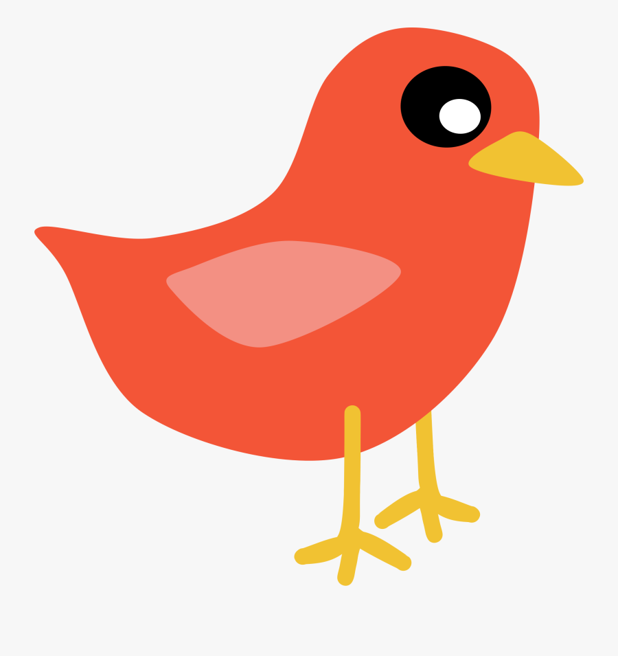 Red Bird By Scout, Transparent Clipart