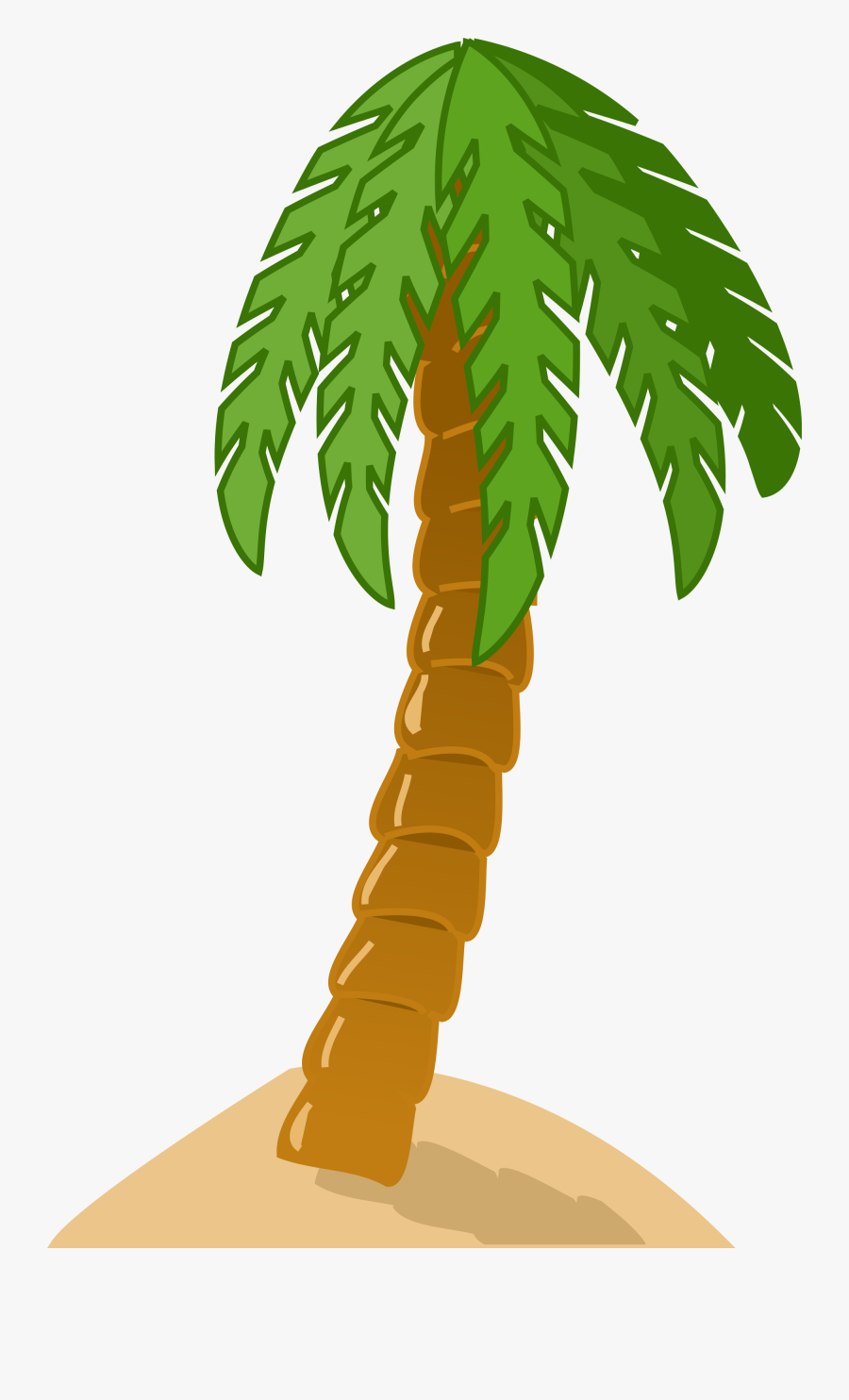 Palm Tree Clipart Sand - Palm Tree Clip Art, Transparent Clipart