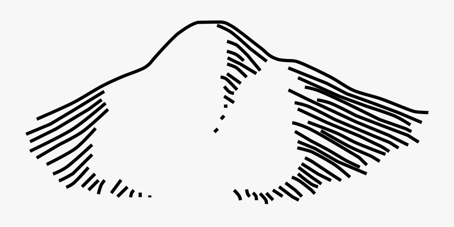 Mountain Clipart Map Symbol - Mountain Symbol For Map, Transparent Clipart