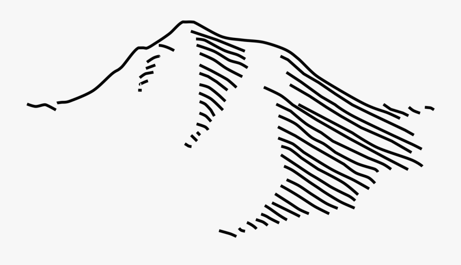 Transparent Mountain Drawing Png - Mountain Clip Art, Transparent Clipart
