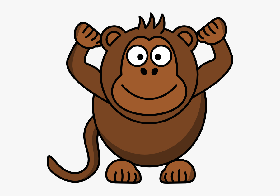 Monkey Clip Art At Clker Vector Clip Art - Monkey Clipart Cartoon, Transparent Clipart