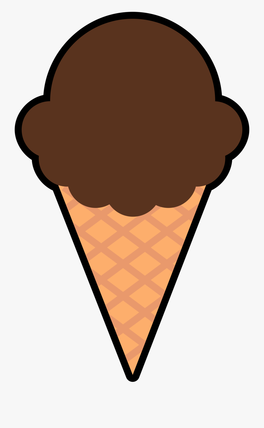 Clipart Chocolate Ice Cream Cone Clipartandscrap Icecream Cone Clipart Png Free Transparent Clipart Clipartkey