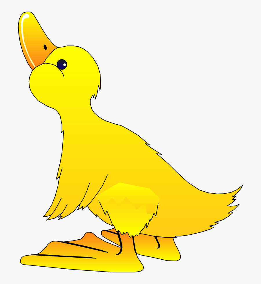 Duckling Clipart Cartoon - Duckling Clipart No Background, Transparent Clipart