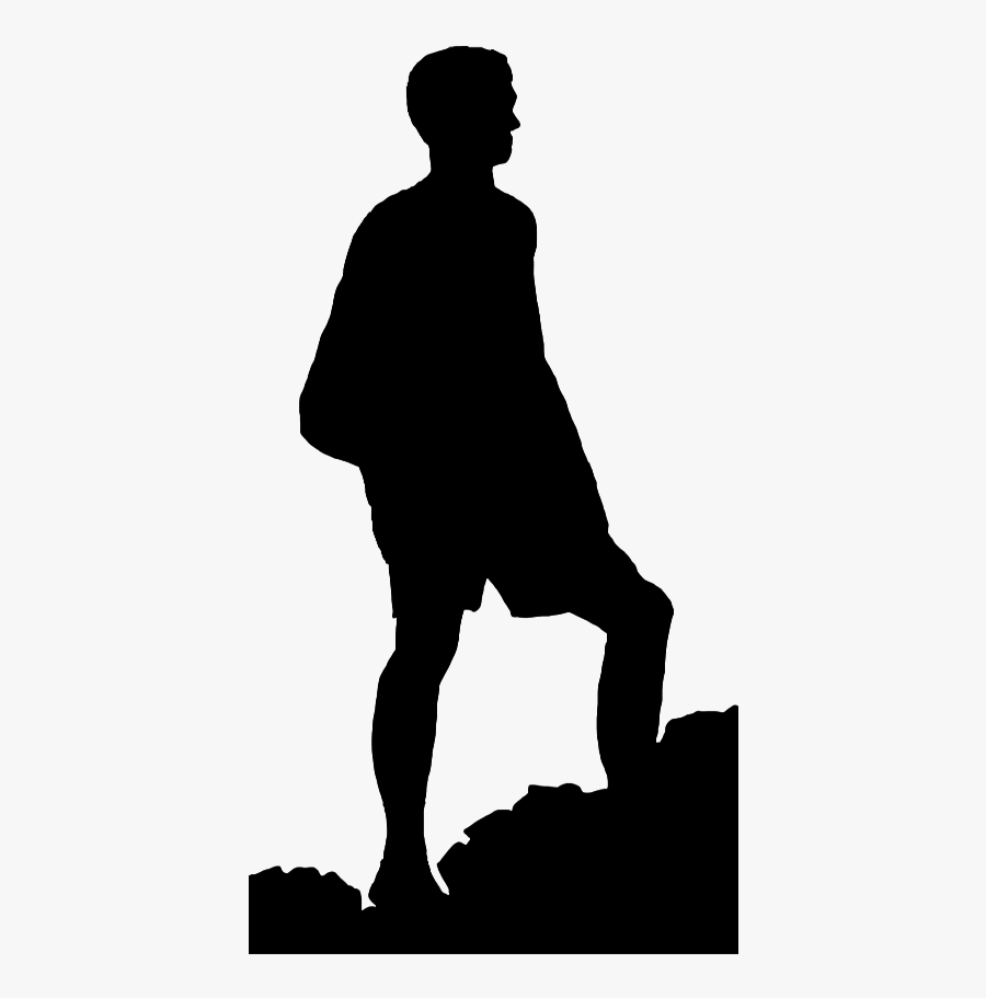 Mountain Climbing Clipart Png - Man Climbing A Mountain Png, Transparent Clipart