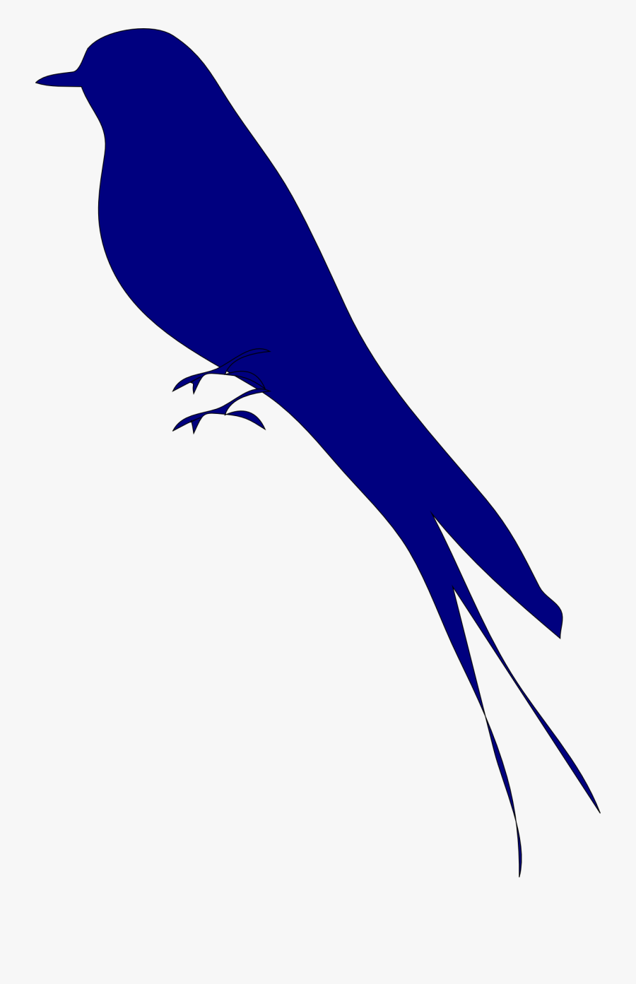 Love Bird Bird Blue - Bird Silhouette Transparent, Transparent Clipart
