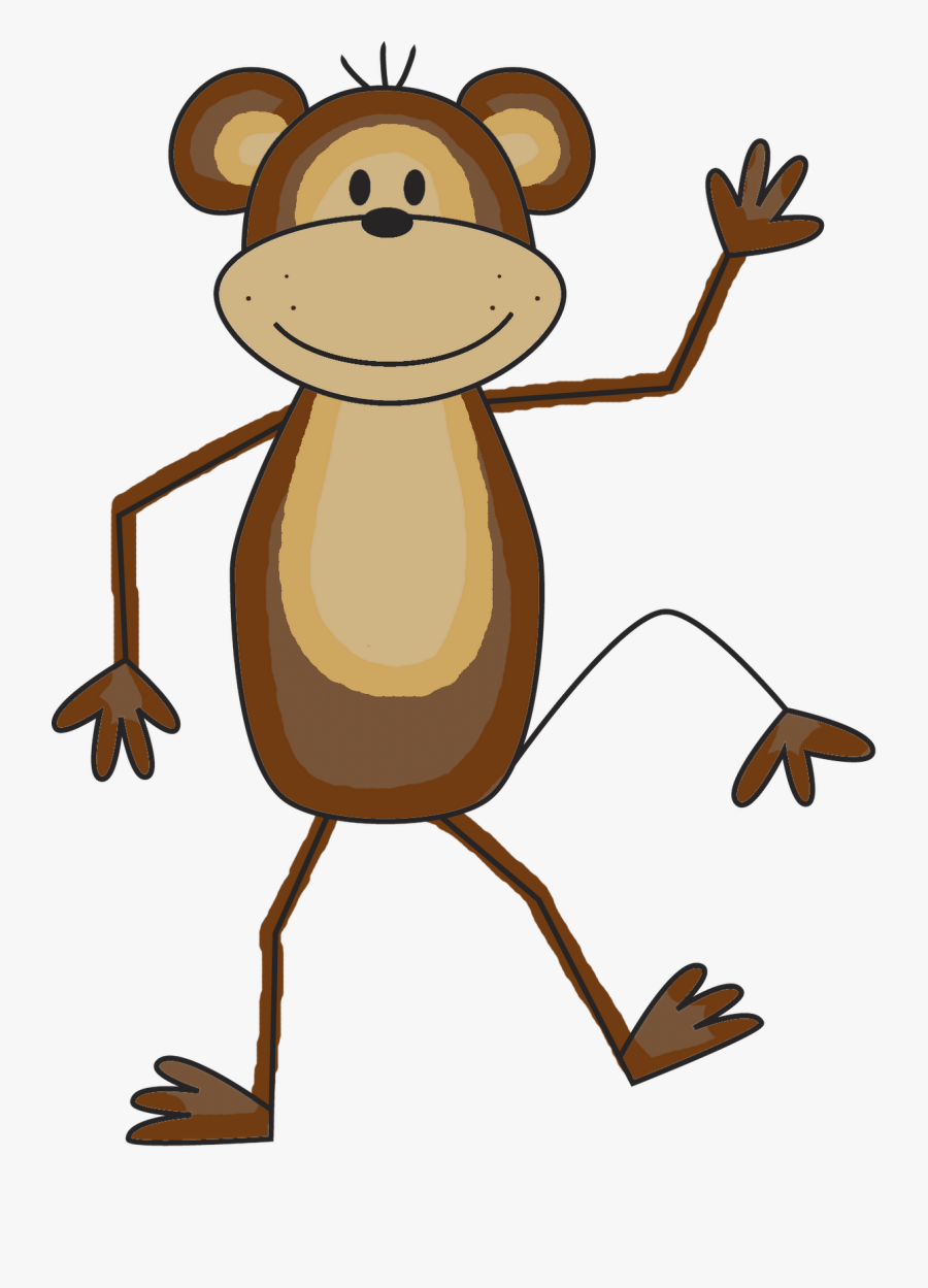 Monkey - Clipart - Clip Art, Transparent Clipart