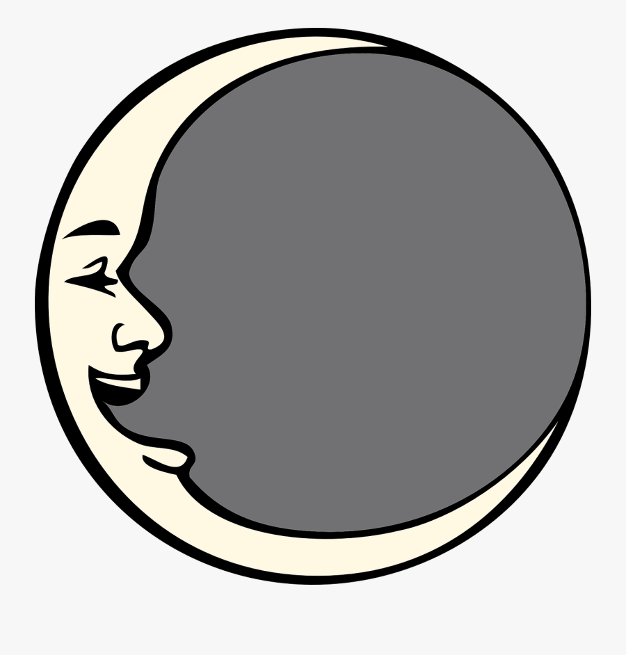 Man - In - The - Moon - Art - Man In Moon Clipart, Transparent Clipart