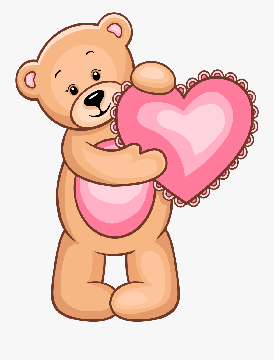 Teddy Bear Clipart Png - Valentine Bear Clip Art, Transparent Clipart