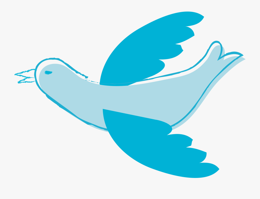 Blue Mail Bird Clipart - Clipart Bird Png Transparent, Transparent Clipart