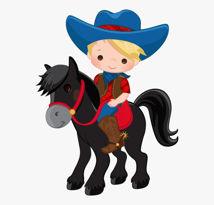 Thumb Image - Cowboy With Horse Clipart, Transparent Clipart