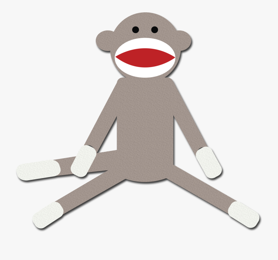 Monkey Clipart Cute Monkey Cl - Sock Monkey Clip Art, Transparent Clipart
