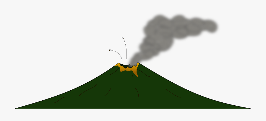 Volcanoes Drawing Cartoon Transparent Png Clipart Free - Volcano Eruption Png Gif, Transparent Clipart
