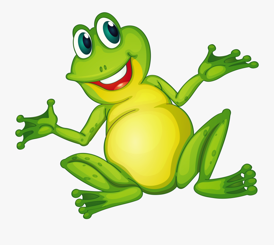 Frog Images - Cartoon Transparent Background Frog Png, Transparent Clipart