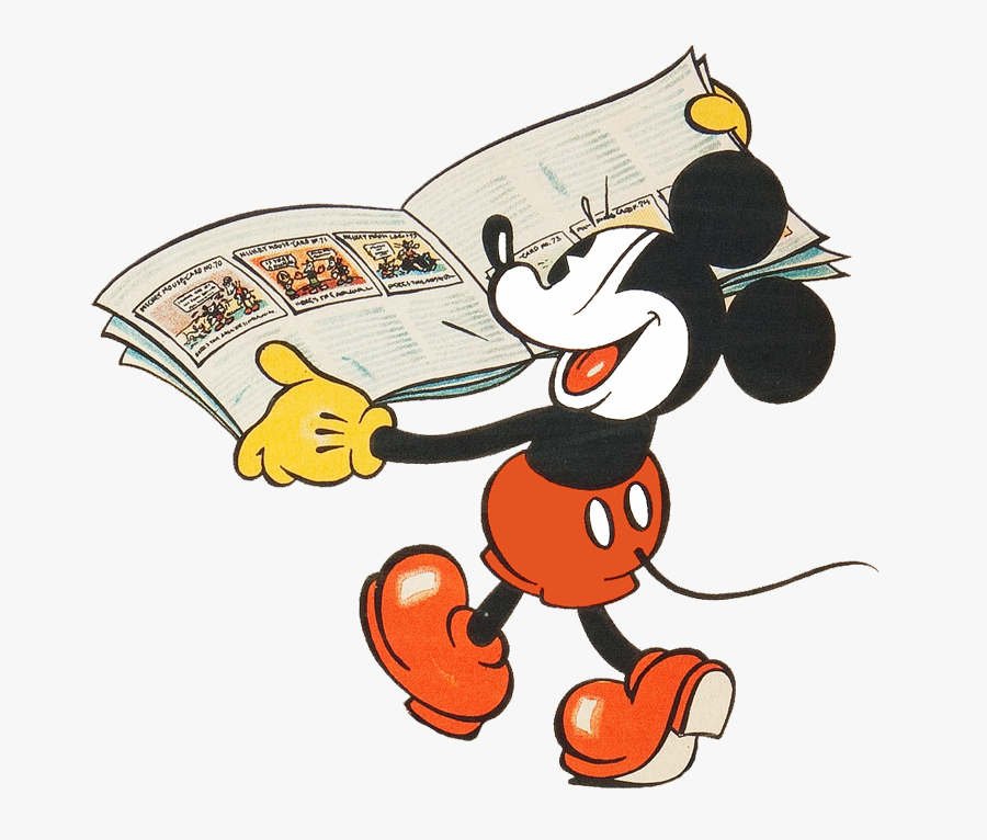 Classic Mickey Mouse Clipart - 1930s Mickey Mouse Font, Transparent Clipart