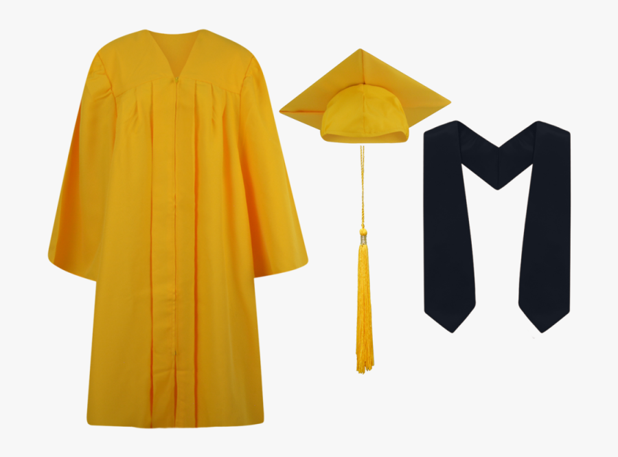 Graduation Gown Png - Graduation Cap And Gown Png, Transparent Clipart