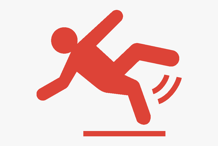 Slip And Fall Clipart - Clipart Slip & Fall, Transparent Clipart