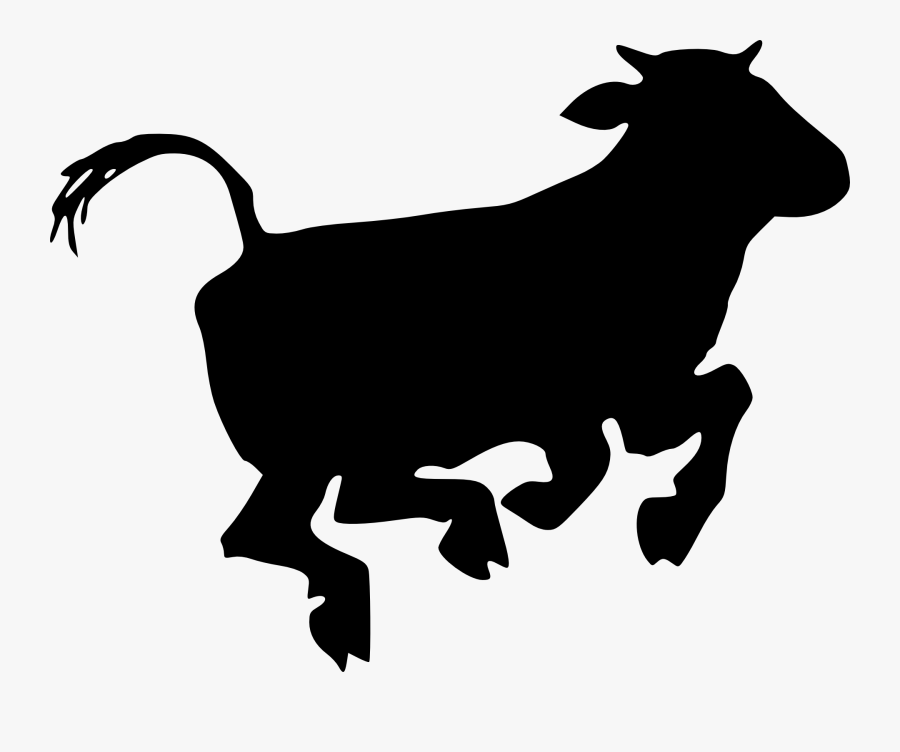 Transparent Cow Silhouette Png - Follow The Leader Clipart, Transparent Clipart