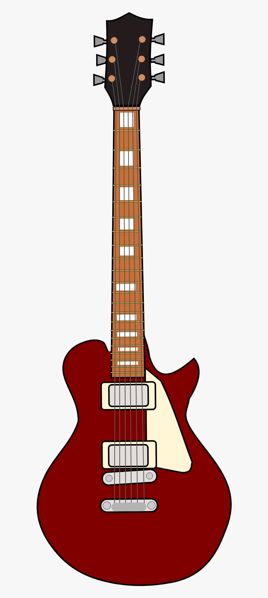 Guitar Books Clipart Cliparthut Free Clipart - Les Paul Guitar Vector, Transparent Clipart