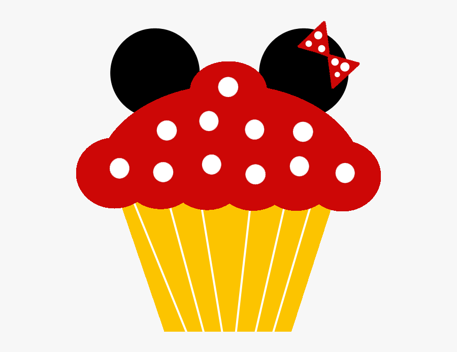 This Element Is **personal Use Only - Mickey Mouse Cupcake Clipart, Transparent Clipart