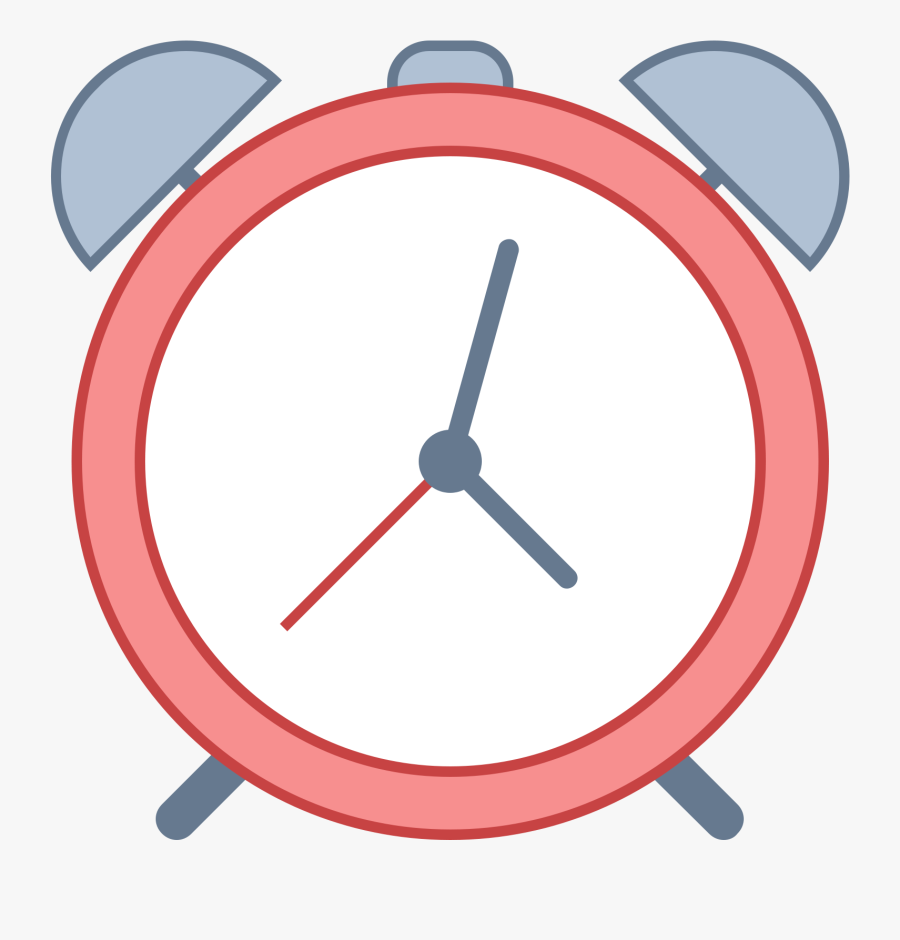 Alarm Clock Icon For Kids - Quartz Clock, Transparent Clipart