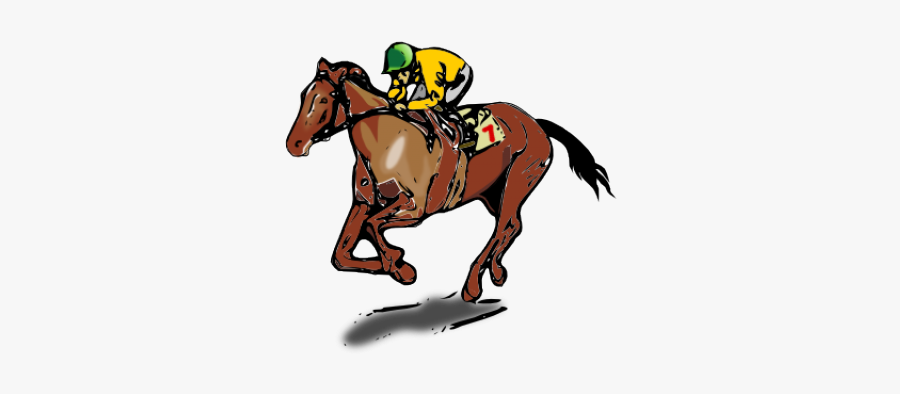 Horse Racing Race Horse Clipart - Kentucky Derby Race Horse Cartoon, Transparent Clipart