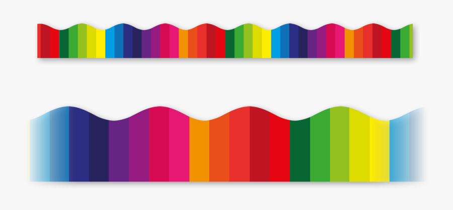 Rainbow Stripes - Rainbow Border Clip Art, Transparent Clipart