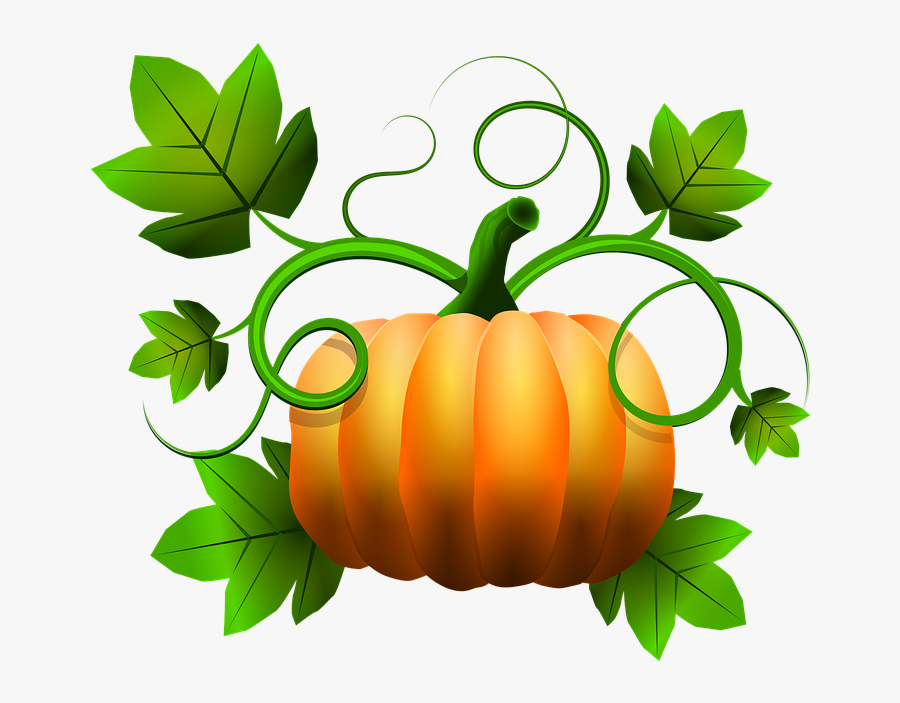 Fall Cliparts - Transparent Pumpkin Cartoon, Transparent Clipart