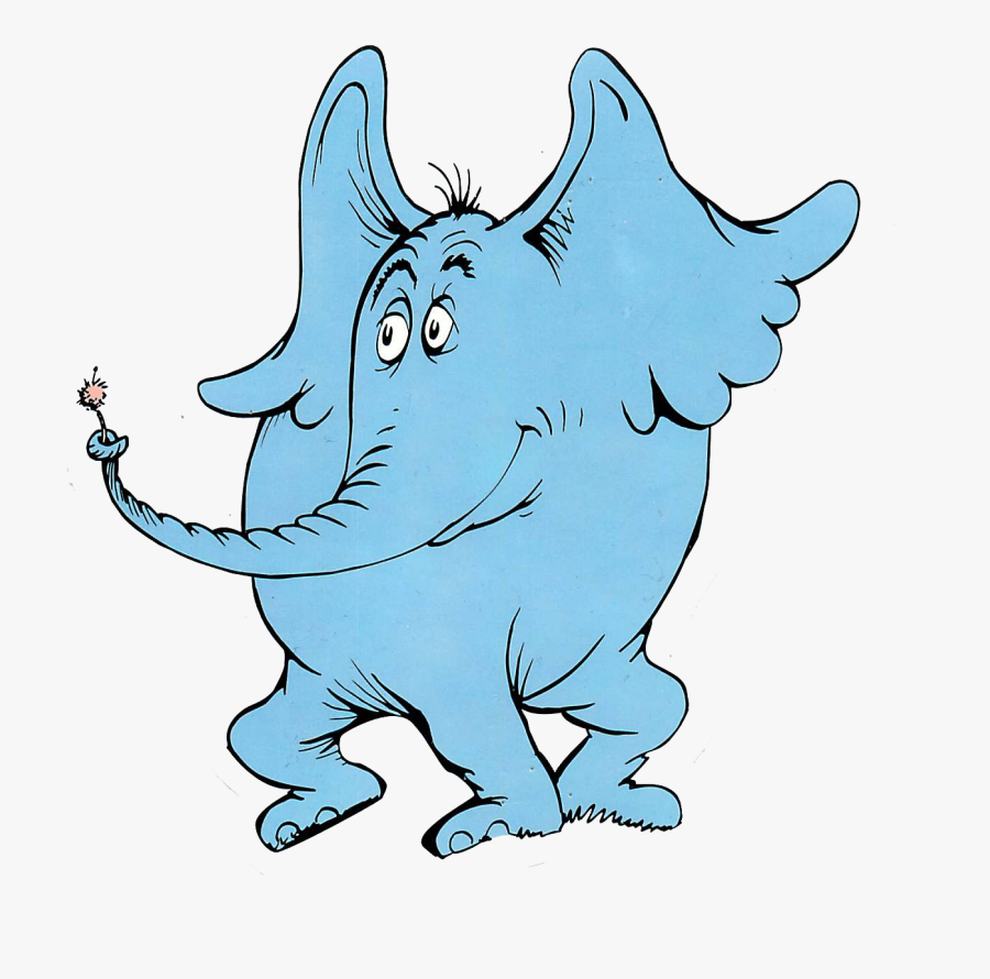 Horton The Elephant Clipart - Dr Seuss Characters, Transparent Clipart