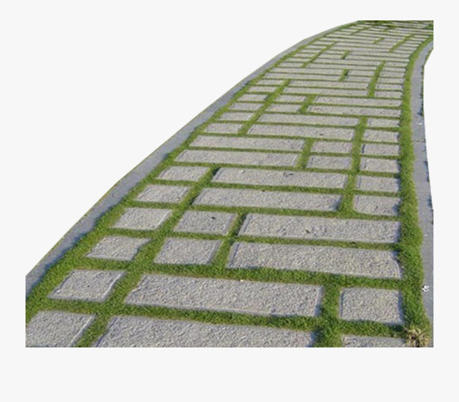 Sidewalk Grass Clipart - Pavement Png, Transparent Clipart