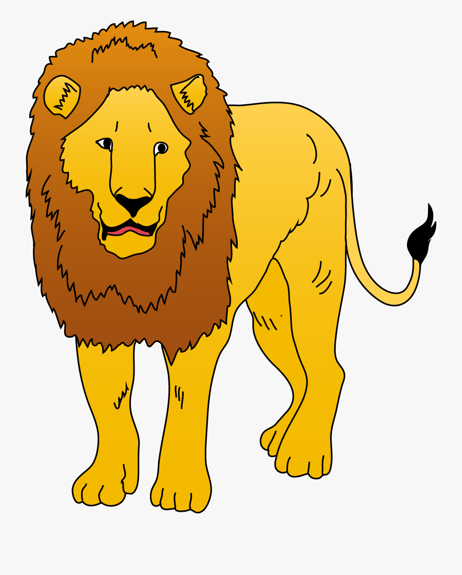 Lion Clip Art Animals Cleanclipart - Clip Art Of Wild Animals, Transparent Clipart