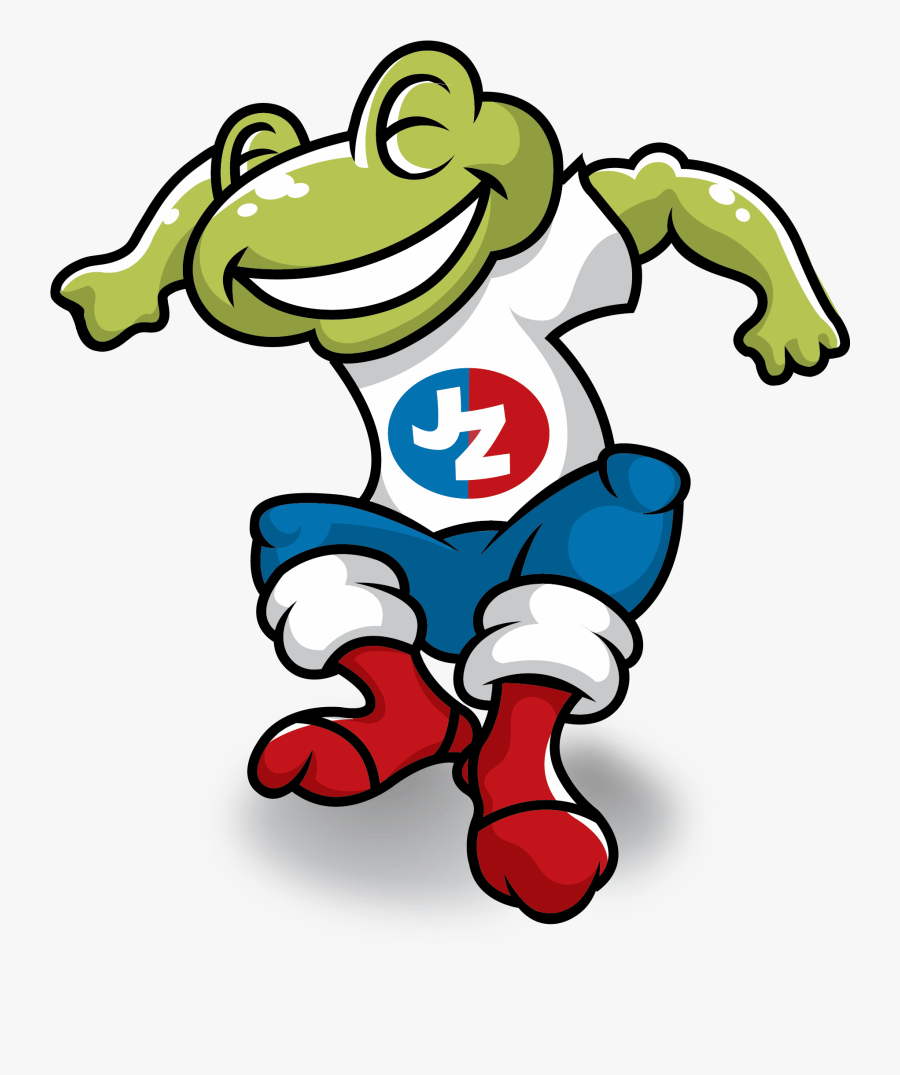 Jump Zone Buffalo Grove - Jump Zone Frog, Transparent Clipart