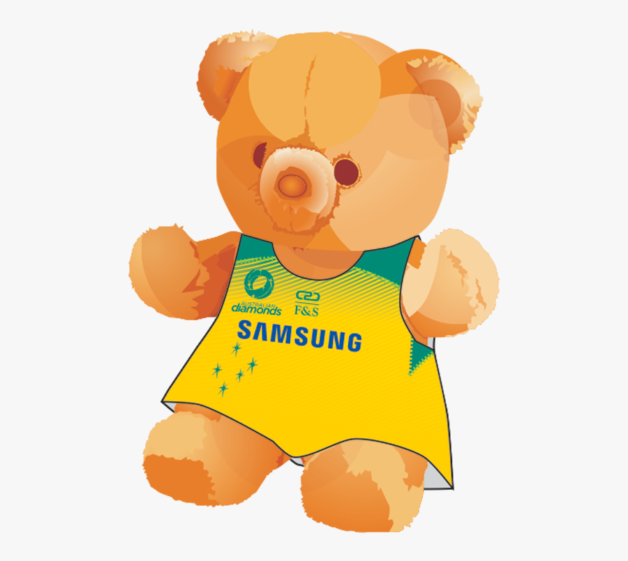 Diamonds Teddy Mascot - Teddy Bear, Transparent Clipart