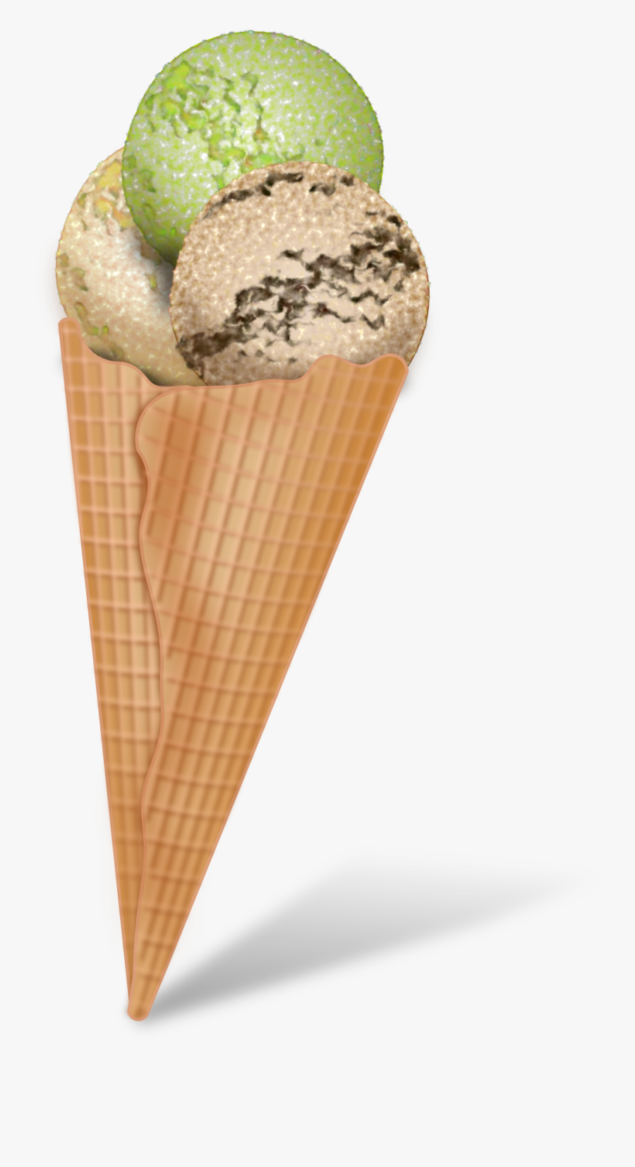 Ice Cream Cone Ice Creamne Clip Art Summer Clipart - ไอ ศ ครีม โคน Png, Transparent Clipart