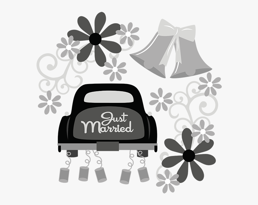 Just Got Married Clipart, Transparent Clipart