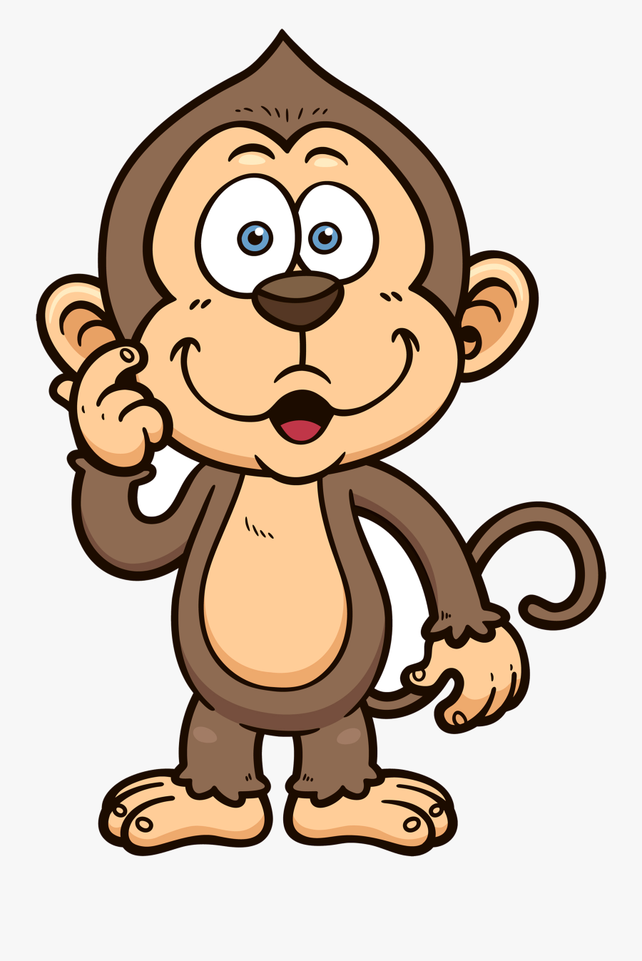 Monkey Cliparts For Free Monkeys Clipart Student And - Monkey Cartoon Transparent Background, Transparent Clipart